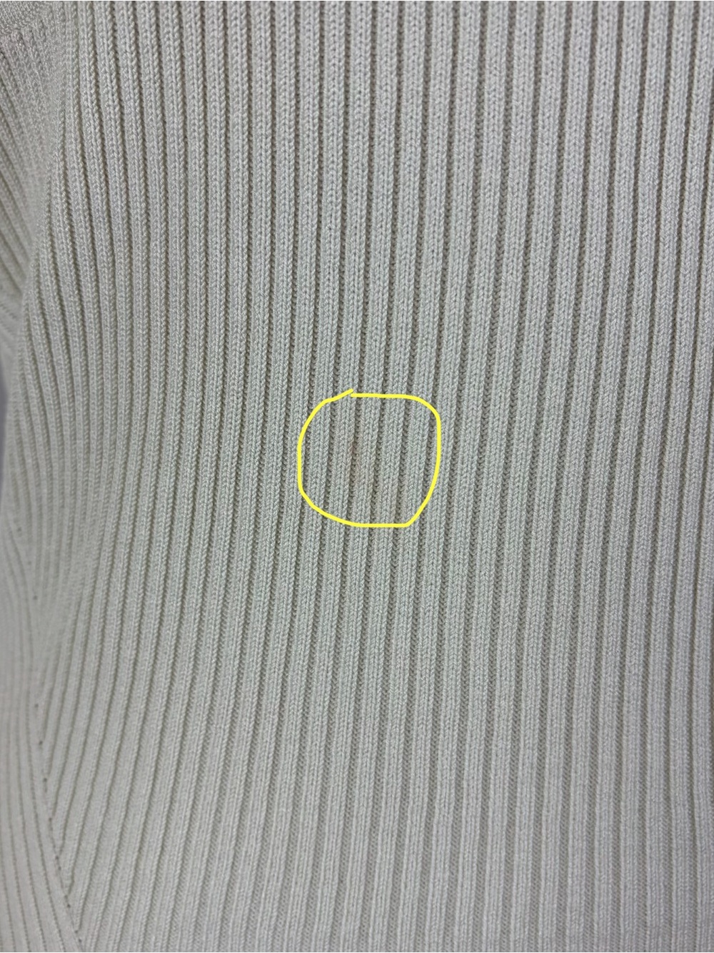 Frame Ivory Ribbed Knit Top - Picture 6 of 9